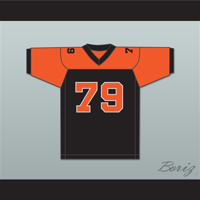 Orc Fogteeth 79 Black/Orange Football Jersey Bright