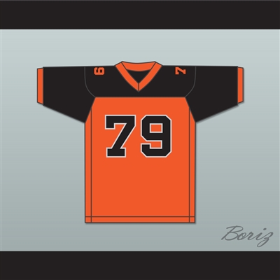 Orc Fogteeth 79 Orange/Black Football Jersey