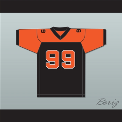Orc Fogteeth Dorghu 99 Black/Orange Football Jersey