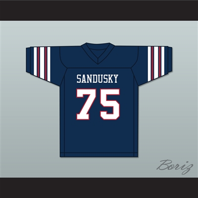 Orlando Pace 75 Sandusky High School Blue Streaks Navy Blue Football Jersey