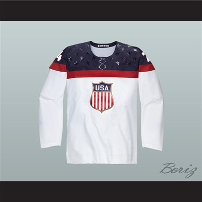 T.J. Oshie 74 USA National Team Hockey Jersey