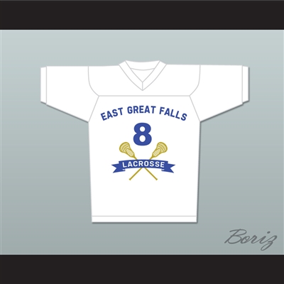 Chris "Oz" Ostreicher 8 East Great Falls Lacrosse Jersey