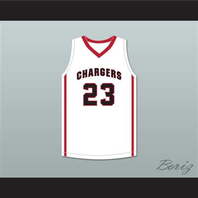 Patrick Baldwin Jr 23 Sussex Hamilton High School Chargers White Basketball Jersey 2