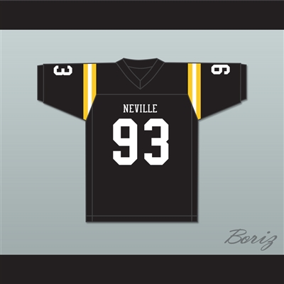Phidarian Mathis 93 Neville High School Tigers Black Football Jersey 2