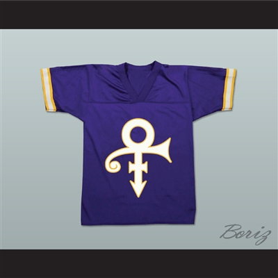 Prince Tribute Purple Football Jersey