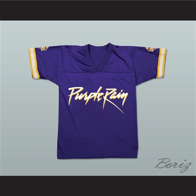 Prince Tribute Purple Rain Minnesota Football Jersey with Patches