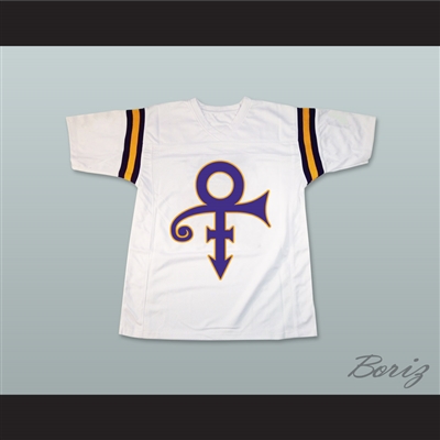 Prince Tribute White Football Jersey