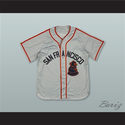 Pablo Sandoval 48 San Francisco Sea Lions Negro League Gray Baseball Jersey