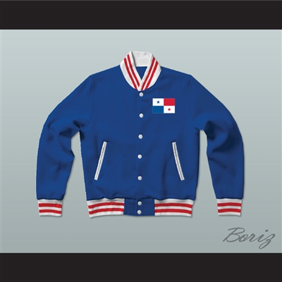 Panama Varsity Letterman Jacket-Style Sweatshirt
