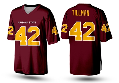 Pat Tillman Sewn Football Jersey Custom High school