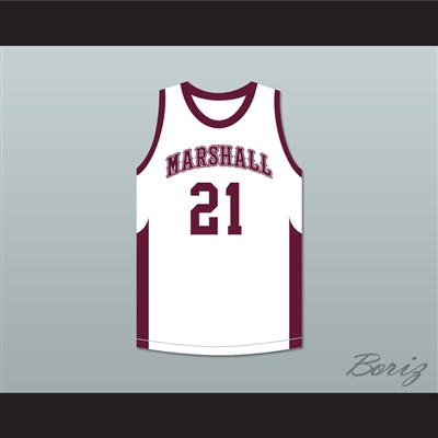Patrick Beverley 21 John Marshall Metropolitan High School Commandos White Basketball Jersey