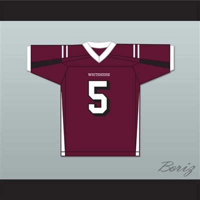 Patrick Mahomes 5 Whitehouse High School Wildcats Maroon Football Jersey