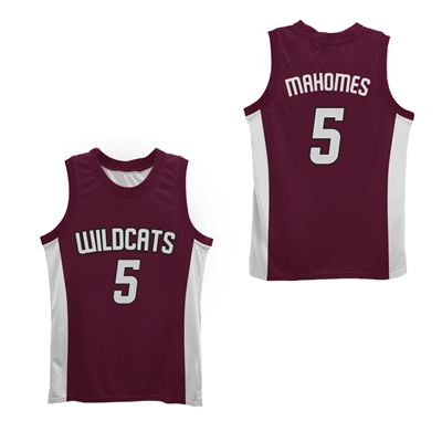 Patrick Mahomes basketball jersey sewn custom