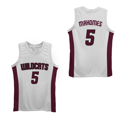 Patrick Mahomes basketball jersey sewn custom