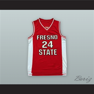 Paul George 24 Fresno State Red Basketball Jersey