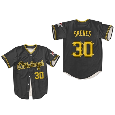 Paul Skenes Baseball Jersey Sewn  Louisiana tigers  Pittsburgh