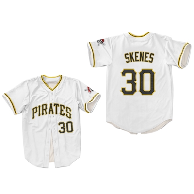 Paul Skenes Baseball Jersey Sewn  Louisiana tigers  Pittsburgh