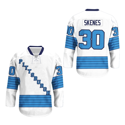 Paul Skenes Jersey Sewn Pittsburgh Hockey  Custom Any name number