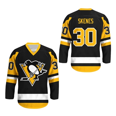 Paul Skenes Jersey Sewn Pittsburgh Hockey  Custom Any name number