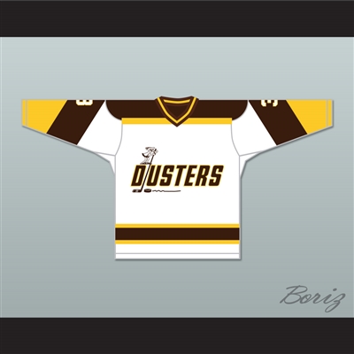 Paul Stewart 3 Binghamton Broome Dusters White Hockey Jersey 3