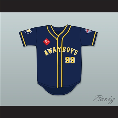 Pauly Shore 99 Awayboys Baseball Jersey 6th Annual Rock N' Jock Softball Challenge 1995