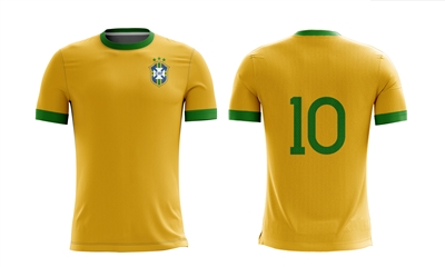 Pele Brazil   Soccer Jersey