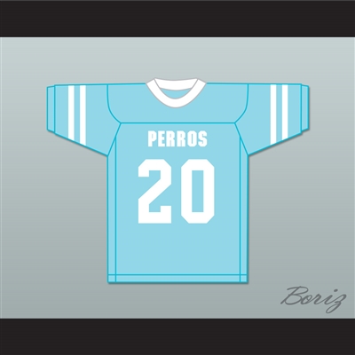 Perrito 20 Santa Martha Perros (Dogs) Light Blue Football Jersey The 4th Company