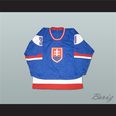 Peter Budaj Slovakia Hockey Jersey