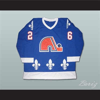 Peter Stastny 26 Quebec Nordiques Hockey Jersey