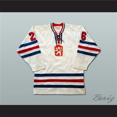 Peter Stastny Czechoslovakia Hockey Jersey