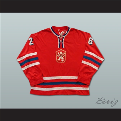 Peter Stastny Czechoslovakia Hockey Jersey