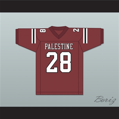 Adrian Peterson 28 Palestine High School Wildcats Maroon Football Jersey 2