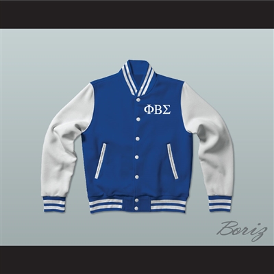 Phi Beta Sigma Fraternity Varsity Letterman Jacket-Style Sweatshirt