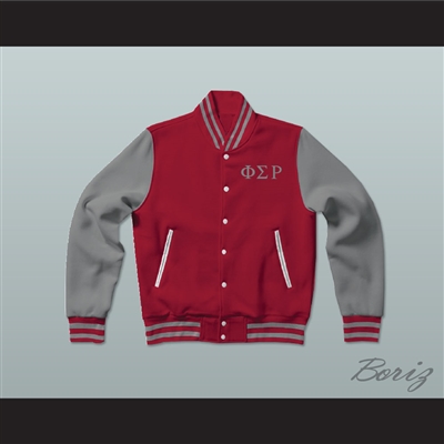Phi Sigma Rho Sorority Varsity Letterman Jacket-Style Sweatshirt
