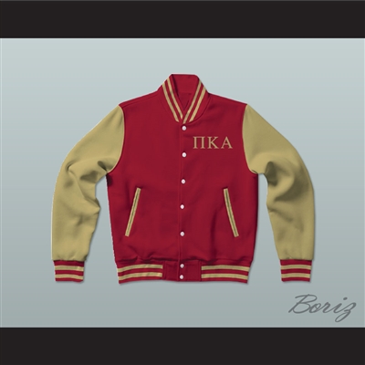 Pi Kappa Alpha Fraternity Varsity Letterman Jacket-Style Sweatshirt