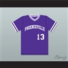 Mike Piazza 13 Phoenixville Area High School Phantoms Purple Baseball Jersey 4