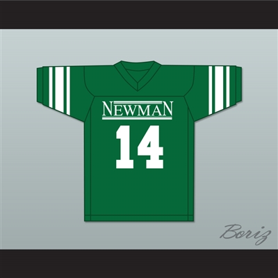 Player 14 Isidore Newman High School Dark Green Football Jersey Version 4