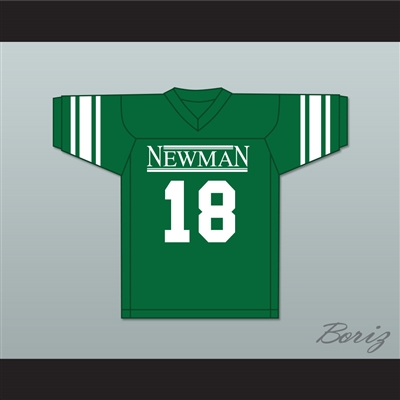 Player 18 Isidore Newman High School Dark Green Football Jersey Version 4