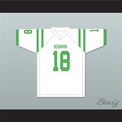 Player 18 Isidore Newman High School White Football Jersey Version 2