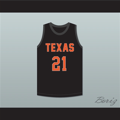 Player 21 Texas D1 Ambassadors AAU Black Basketball Jersey 2