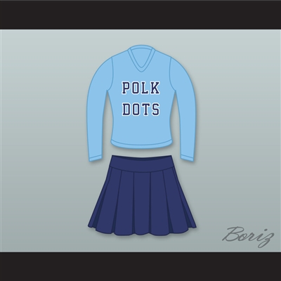 Kelly Bundy Polk Dots Polk High School Cheerleader Uniform Married With Children