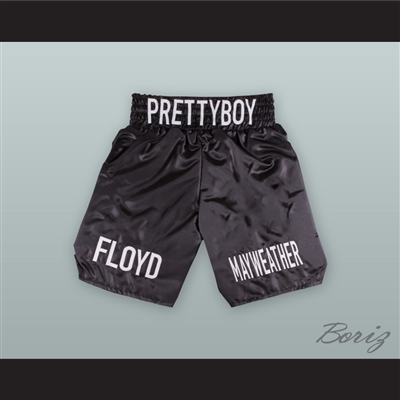 Prettyboy Floyd Mayweather Jr Black Boxing Shorts