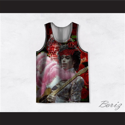 Prince 07 I Am The Artist Roses Basketball Jersey