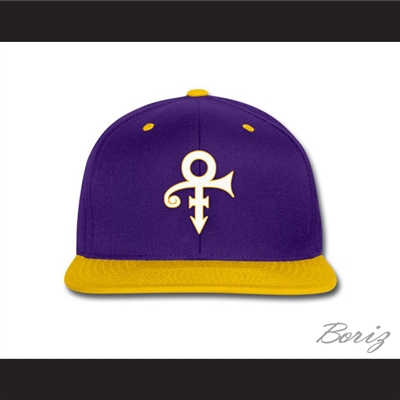 Prince Symbol Minnesota Purple/Yellow Baseball Hat