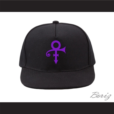 Prince Symbol Black/Purple Baseball Hat