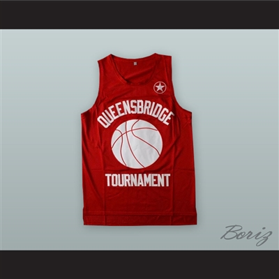 Prodigy 00 Queensbridge Tournament H.N.I.C. Red Basketball Jersey