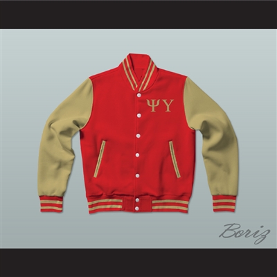 Psi Upsilon Fraternity Varsity Letterman Jacket-Style Sweatshirt