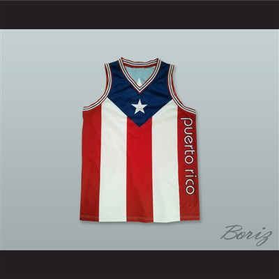 Puerto Rico Flag Basketball Jersey