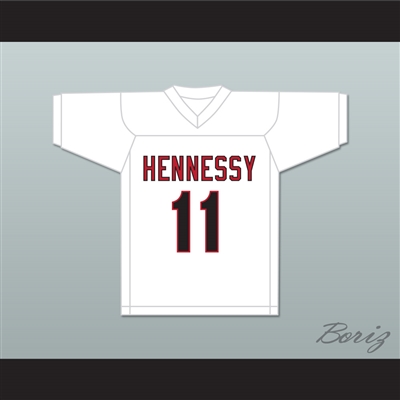 Queensbridge 11 Hennessy White Football Jersey