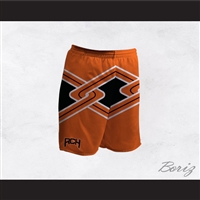 Rancho Carne High School Toros Male Cheerleader Orange Uniform Shorts